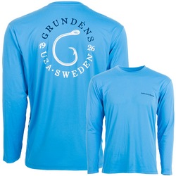 TECH TEE LS G-HOOK BLUE SMALL